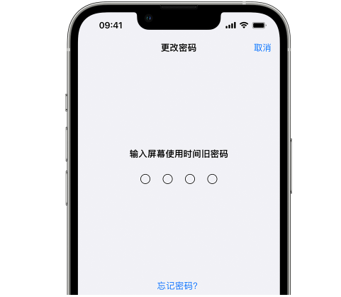 瑞昌iPhone屏幕维修分享iPhone屏幕使用时间密码忘记了怎么办 