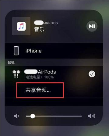 瑞昌苹果14音频维修点分享iPhone14音频共享设置方法 