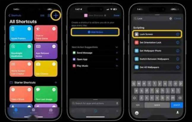 瑞昌苹果14锁屏维修店分享iPhone14升级iOS16.4后如何创建锁屏快捷方式 