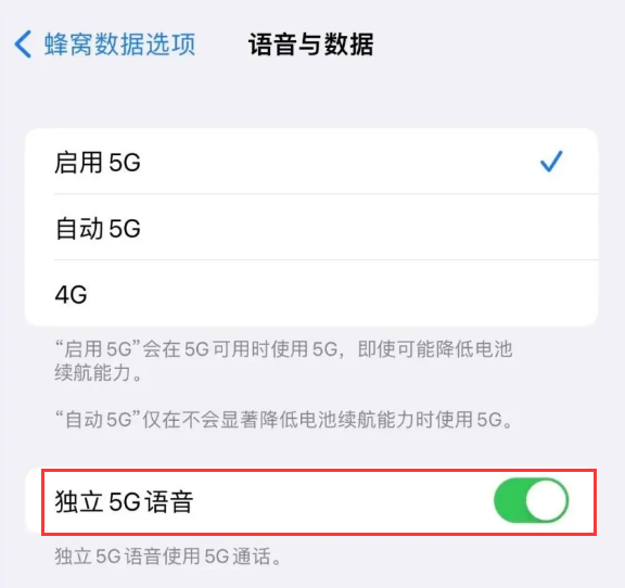 瑞昌苹果14维修分享iPhone 14 Pro如何开启VoNR 