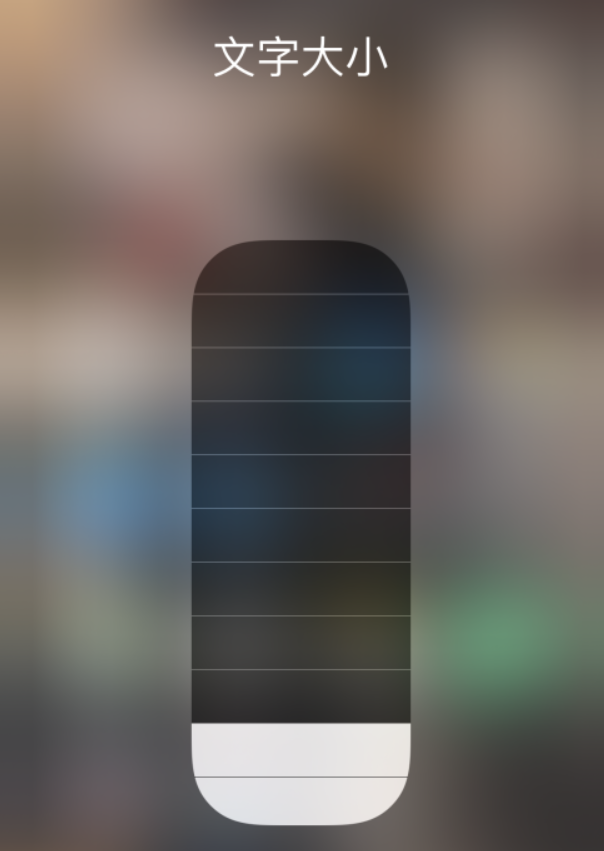瑞昌苹果手机维修分享小技巧：在 iPhone 控制中心快速调节字体大小 
