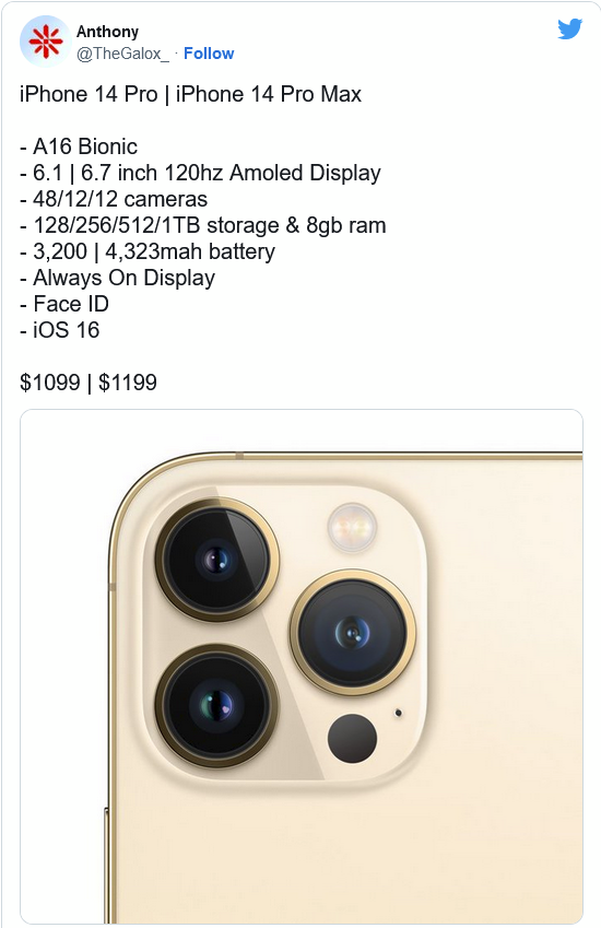 瑞昌苹果14维修分享iPhone 14全系涨价 