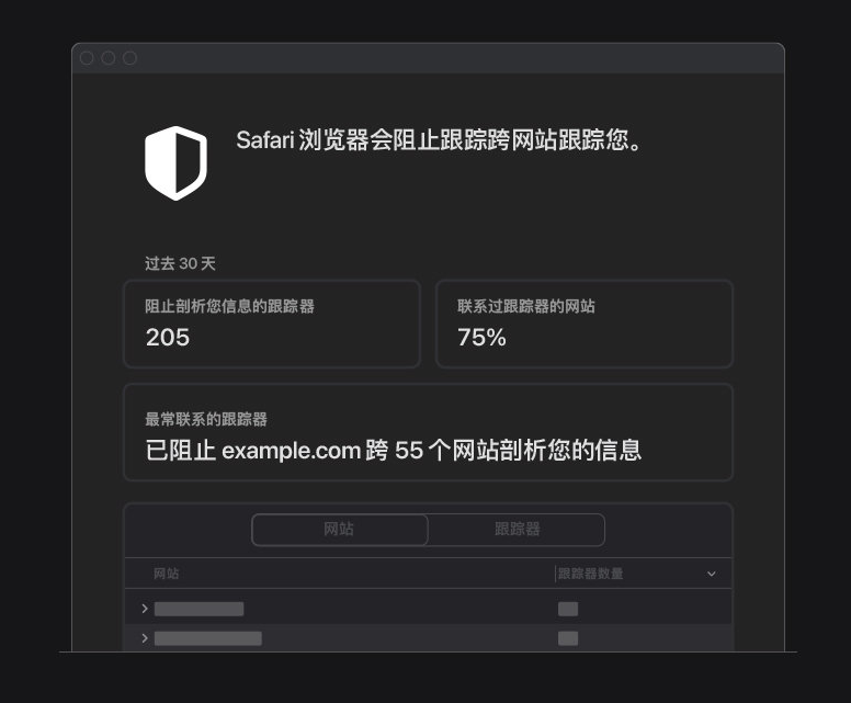 瑞昌苹果手机维修分享如何在 Safari 浏览器中查看和打开隐私报告 